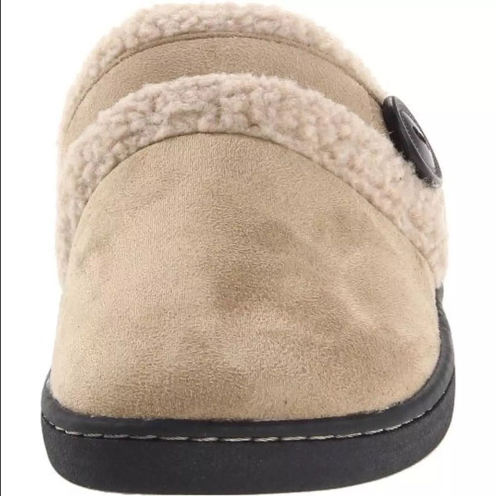 Woolrich Beige Microsuede Mule Slippers SZ 6! NEW! - Picture 2 of 7